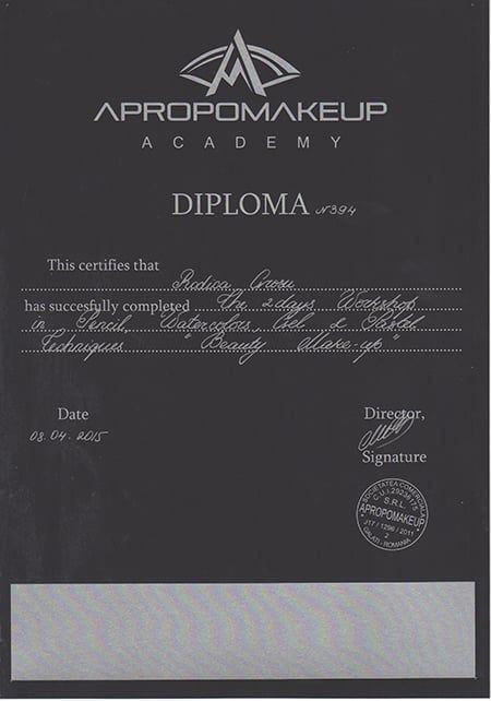 Acreditare Apropos Makeup